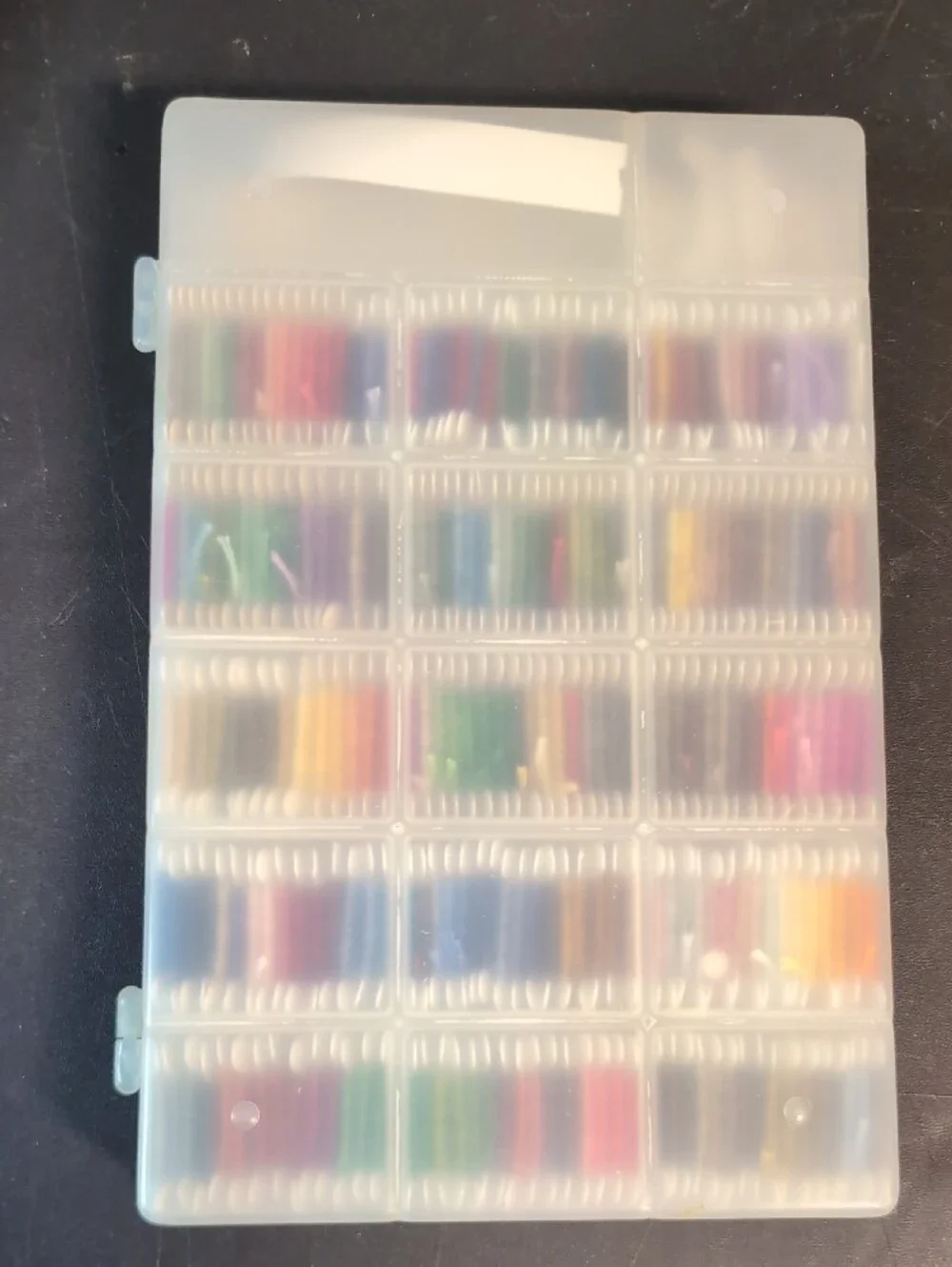 Thread Floss Storage Box By Darice - Multicolor Organizer With Floss Included